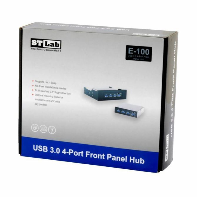 Hub USB 3.0 4xA notranji E-100 STLab 3