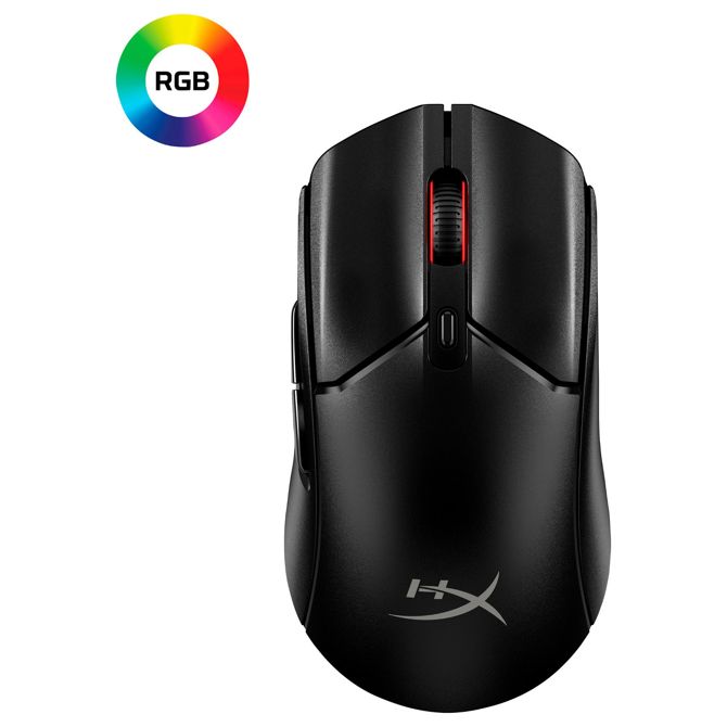 Brezžična miška HyperX Pulsefire Haste 2 Core, črna, črna 3