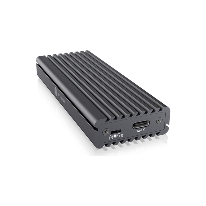 IcyBox IB-1817MC-C31 USB-C  in USB-A 3.1 ohišje za M.2 NVMe in SATA SSD z zaščito pred pisanjem 3
