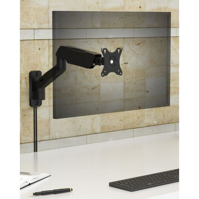 IcyBox IB-MS103-W stenski nosilec za monitor do teže 9kg 4