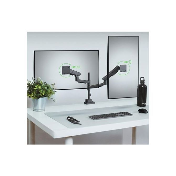 Dvojni namizni nosilec za monitorja IcyBox IB-MS702-T  do 57 4