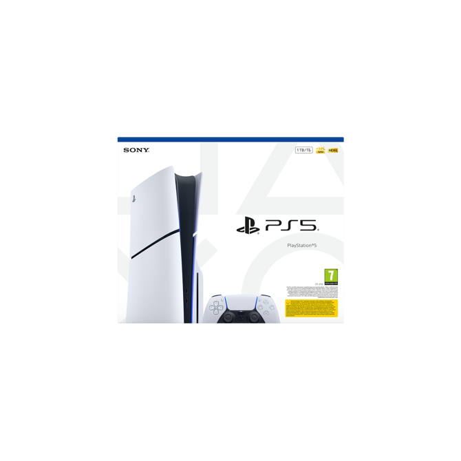 Igralna konzola PlayStation 5 Slim, 1TB + dodaten kontroler (srebrn) 5
