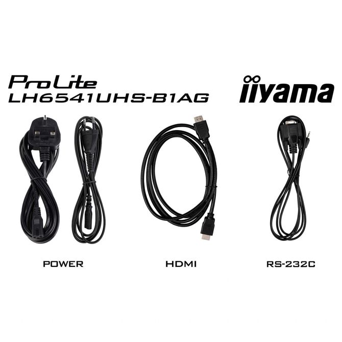 Zaslon IIYAMA LH6541UHS-B1AG 163,8 cm (64,5) 16:9 3x HDMI+USB IPS (dostava) 6