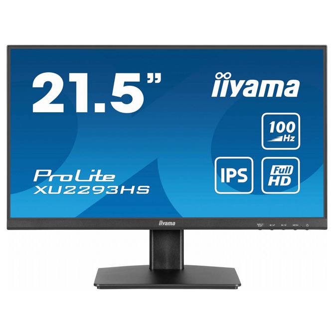 Monitor Iiyama ProLite XU2293HS-B6 54,6 cm (21,5), 1920x1080 (FHD), IPS, 300cd/m2, 16:9 1ms 100Hz HDMI DP zvočnik črn 2