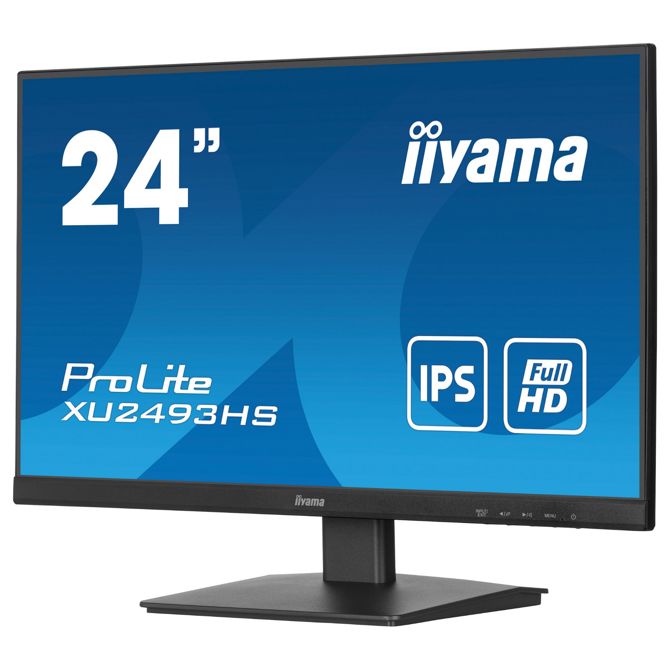 Monitor Iiyama ProLite XU2493HS-B6 60,5cm (23,8) 1920x1080 16:9 FHD IPS 0,5ms 100Hz HDMI DP zvočnik črn 6