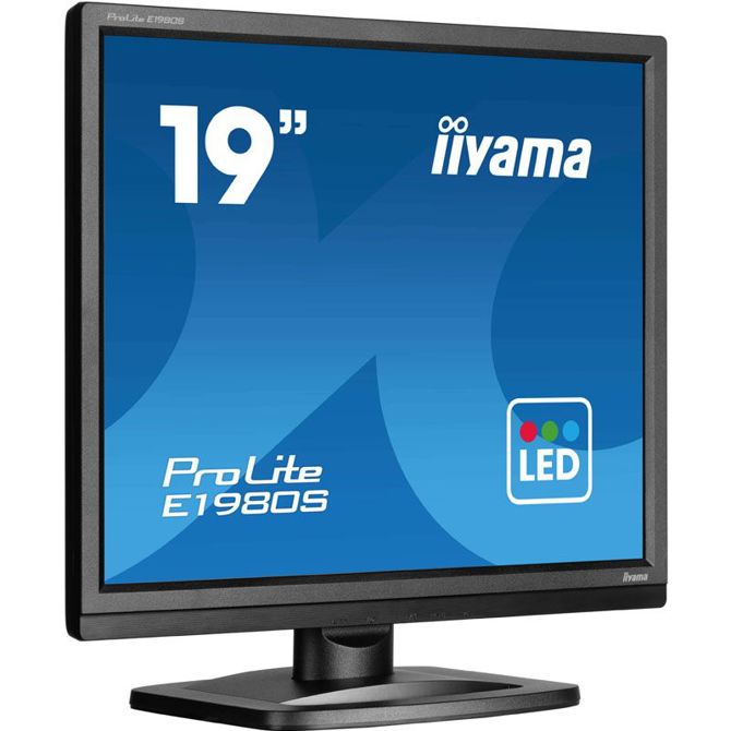 Monitor IIYAMA ProLite E1980S-B1 48cm (19) 1280x1024 IPS 75Hz HDMI/DP zvočniki 2