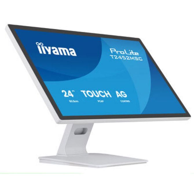 Monitor Iiyama ProLite T2452MSC-W1AG 24 FHD IPS na dotik, 10-točkovni, steklo od roba do roba, zvočniki, antibleščanje 2