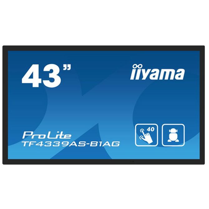Interaktivni monitor IIYAMA ProLite TF4339AS-B1AG 108cm (42,5) 4K IPS 24/7 DP/HDMI zvočniki na dotik 2