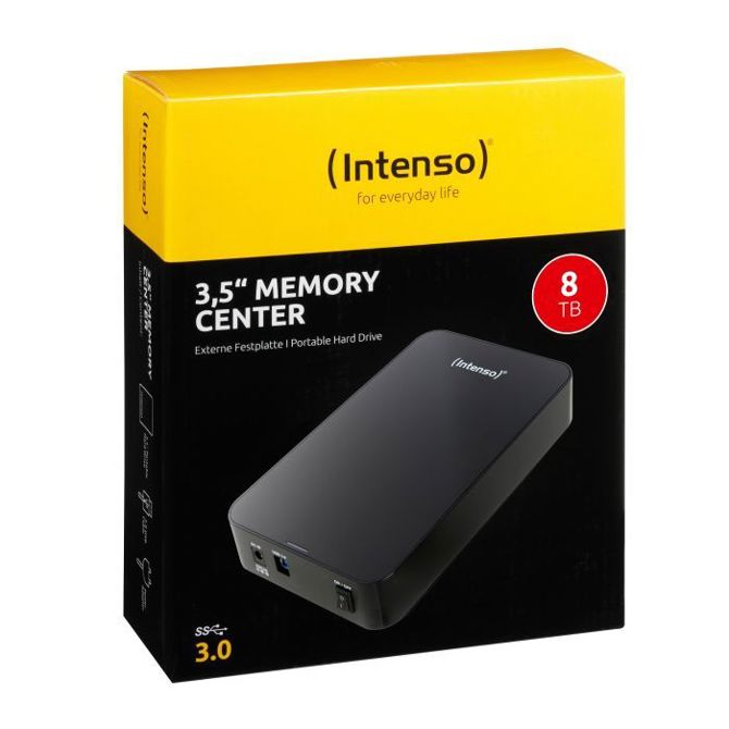 Zunanji trdi disk Intenso 8TB 3,5 Memory Center USB 3.0 - 6031516 3