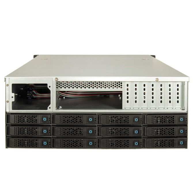 Ohišje za strežnike Inter-Tech 4U-4736 4U rack, do 36 vroče zamenljivih diskov, 7x 80mm ventilatorjev, USB 2.0, industrijsko 3