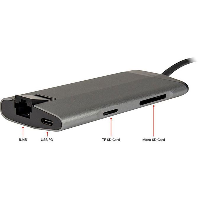 INTER-TECH GDC-802 USB-C dock priklopna postaja 4