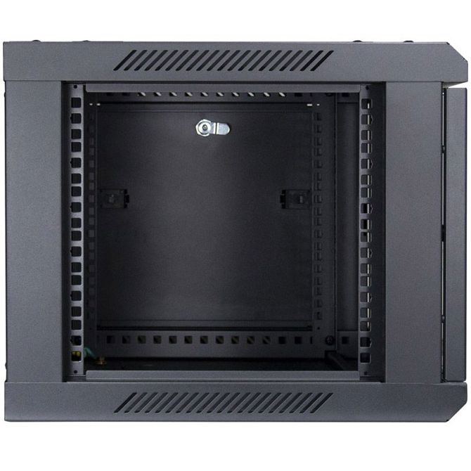 INTER-TECH SMA-6406 19 6U 600x450 črna zidna komunikacijska omara 4