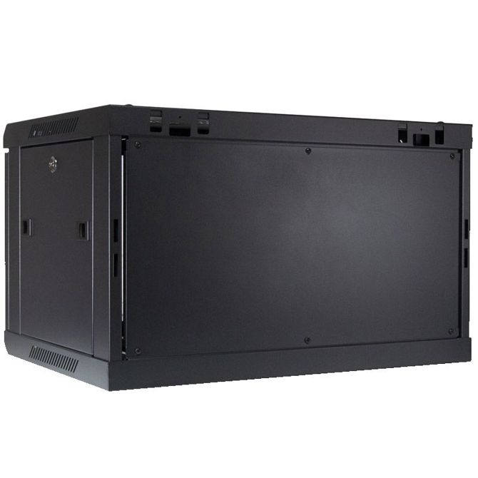 INTER-TECH SMA-6406 19 6U 600x450 črna zidna komunikacijska omara 5