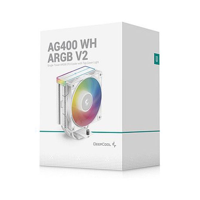 Hladilnik DeepCool AG400 Bela ARGB V2 6