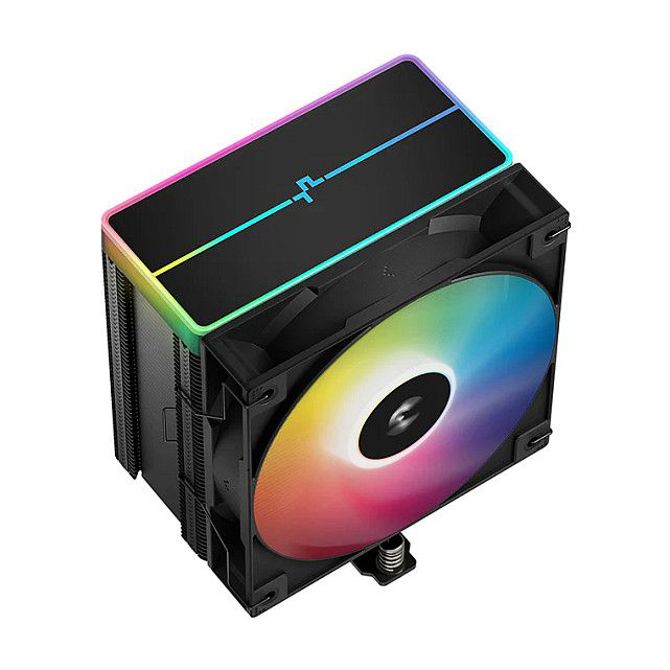 Hladilnik za računalnike DeepCool AG500 črn, ARGB, 5 toplotnih cevi, 120 mm ventilator, zračno hlajenje 2