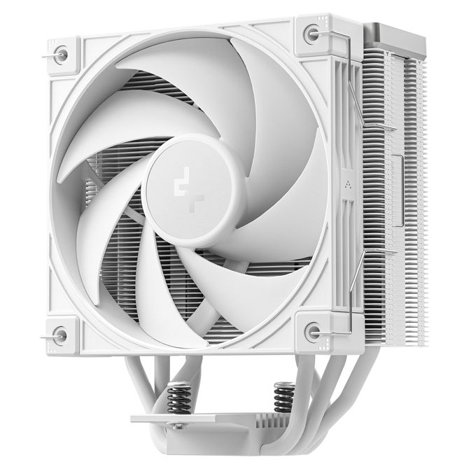 Hladilnik za računalnike DeepCool AK400 G2 WH, zračno hlajenje, 4 bakrene toplotne cevi, 120 mm tih ventilator, bela barva 2