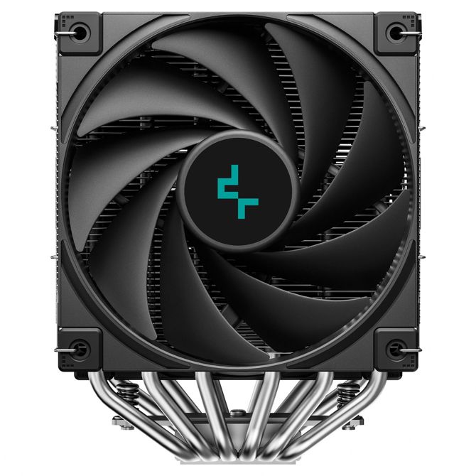 Procesorski hladilnik Deepcool AK620 Digital SE, zračno hlajenje, dvojni ventilator 120 mm, PWM, digitalni zaslon, ARGB 4