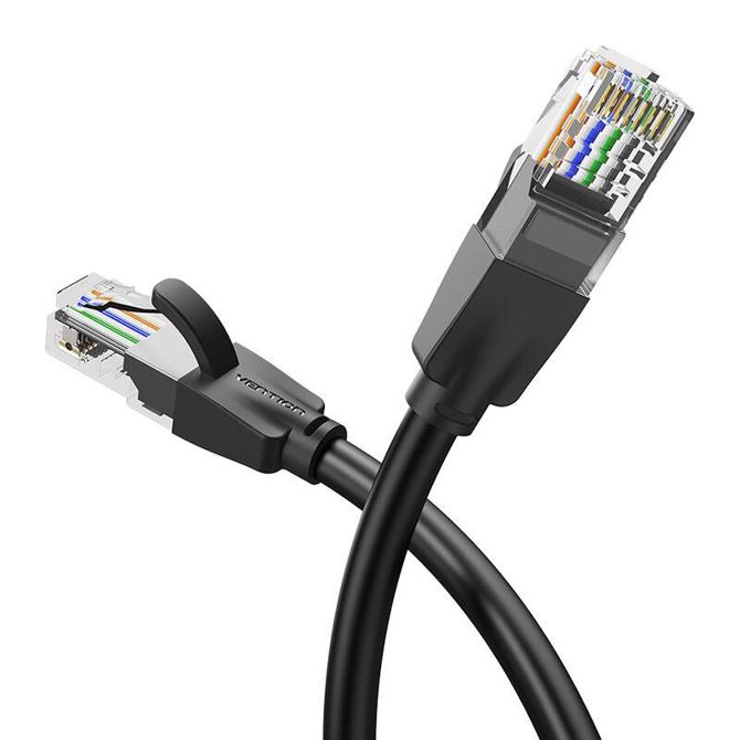 UTP CAT6 Vention IBEBU RJ45 Ethernet mrežni kabel 1000Mbps 35m črn 4