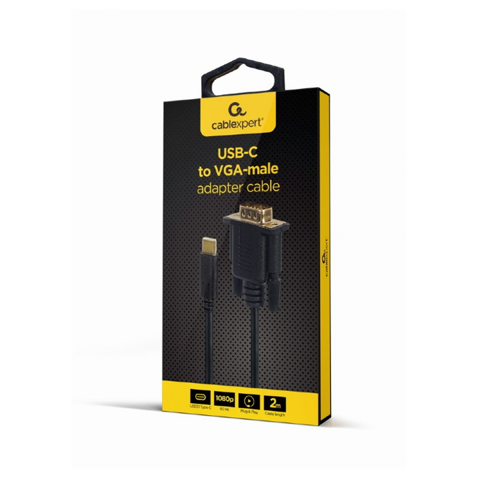 Kabel USB-C na VGA 2m 2