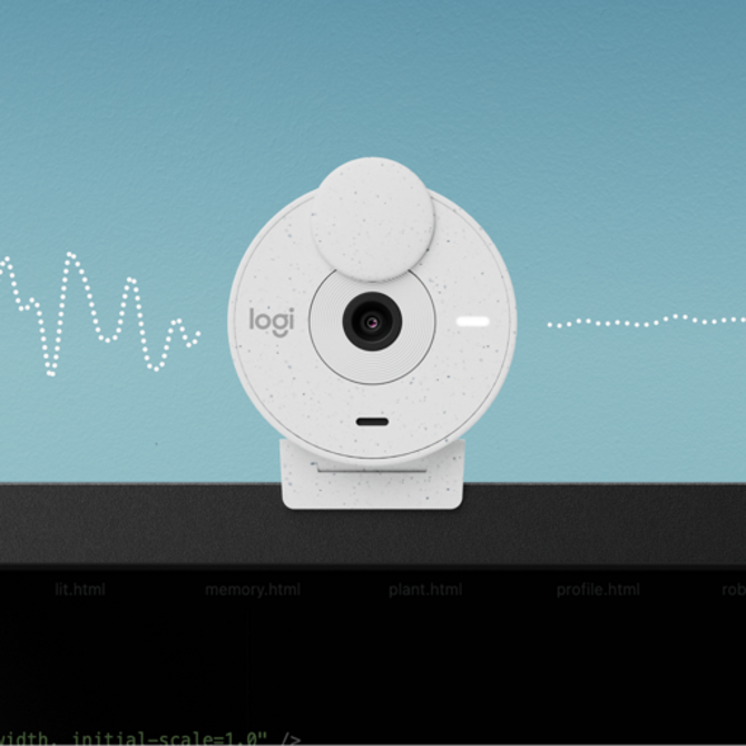 Kamera Logitech Brio 300, bela, USB 5