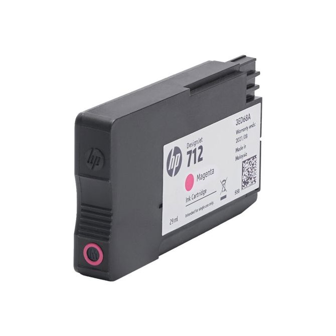 Kartuša s črnilom HP 712, 29 ml, magenta za DesignJet 3