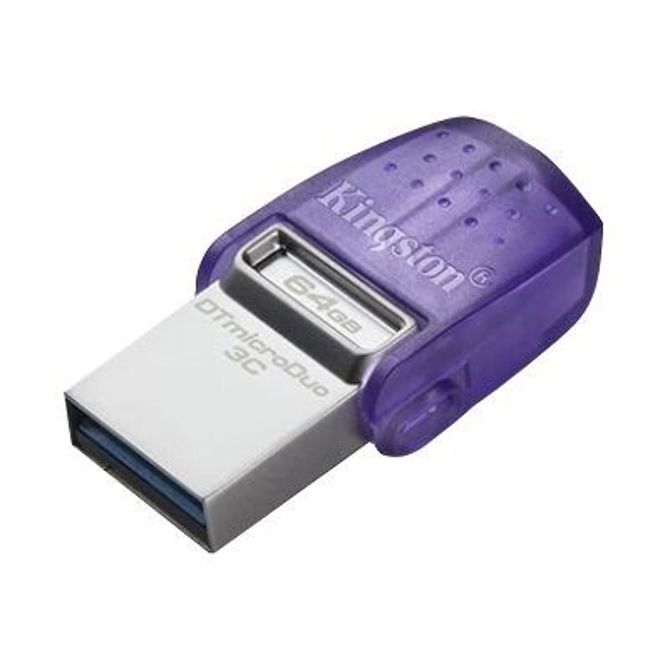 USB 64GB DJI DataTraveler microDuo 3C, dvojni USB‑A/USB‑C, 200 MB/s, plug & play, vrtljiva kapica 2