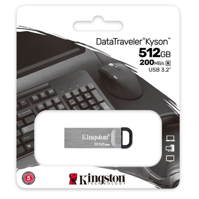 KINGSTON DataTraveler Kyson 512GB USB3.2 Gen1 Tip-A DTKN/512GB USB ključ 3