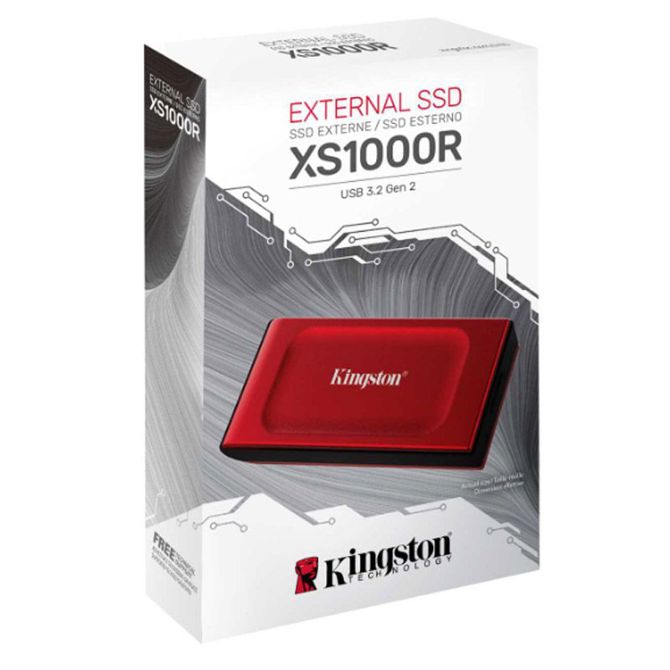 KINGSTON SXS1000 1TB USB3.2 Gen 2 SXS1000R/1000G rdeč prenosni zunanji SSD 3