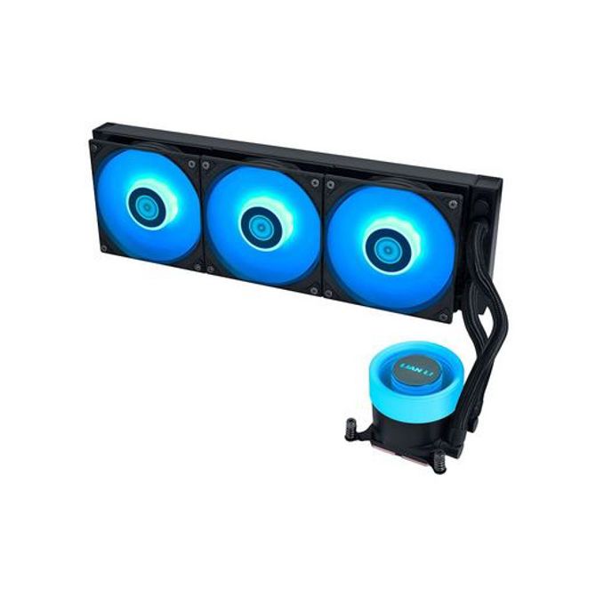 Komplet za tekočinsko hlajenje AIO Liquid Cooler Lian Li GA II Lite 360 RGB, ARGB, črn 2