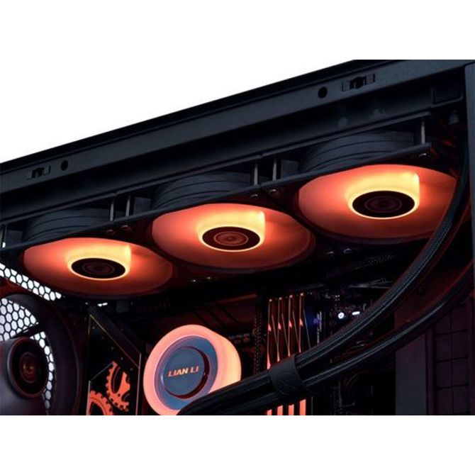 Komplet za tekočinsko hlajenje AIO Liquid Cooler Lian Li GA II Lite 360 RGB, ARGB, črn 5