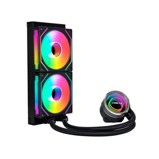 Komplet za tekočinsko hlajenje AIO Liquid Cooler Lian Li GALAHAD II Trinity 240 SL-INF, ARGB, črn 2