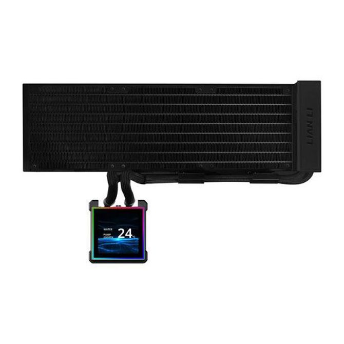 Komplet za tekočinsko hlajenje AIO Liquid Cooler Lian Li HydroShift II LCD-S 360N Fanless, črn 2