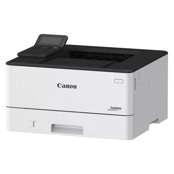 Multifunkcijski laserski tiskalnik Canon i-Sensys LBP243dw II samodejno obojestransko tiskanje, 36 str/min, USB/LAN/WLAN, črno-bel, A4 4