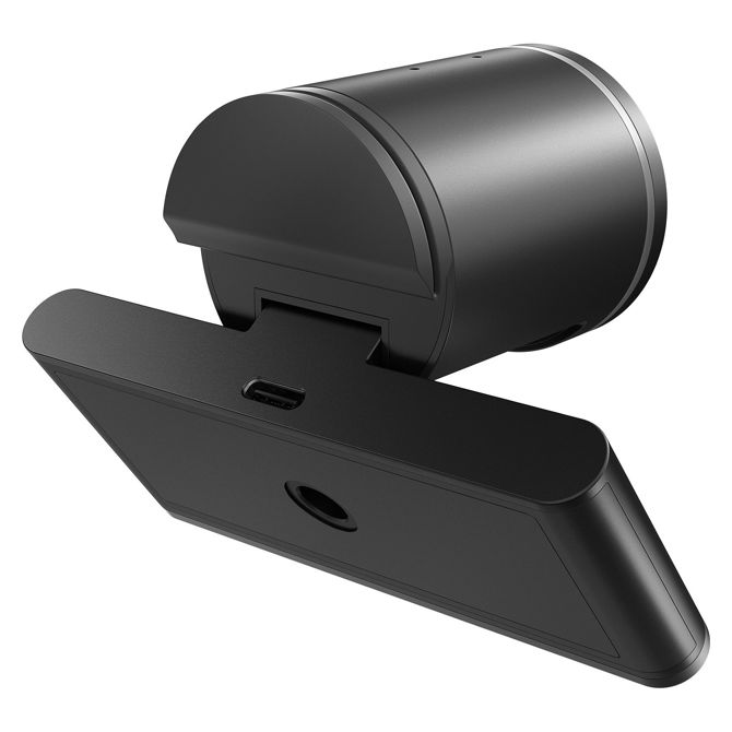 Spletna kamera LENOVO 4K Pro, nastavljivo vidno polje 4K, smerni mikrofon 90/78/65, samodejno ostrenje, HDR, umetna inteligenca, kadriranje/obraz, snemljiv kabel USB-C/A 1,5 m 4