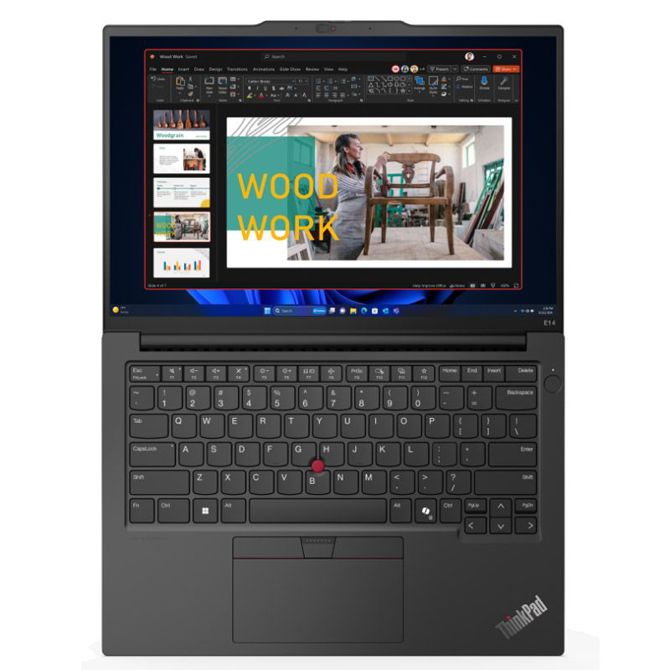 Prenosnik Lenovo ThinkPad E14, Intel Ultra 5-125U/16 GB/SSD 512 GB NVMe/35,56 cm (14), WUXGA/Win11Pro, črn (21M7002KSC) (ODPRTA EMBALAŽA) 6