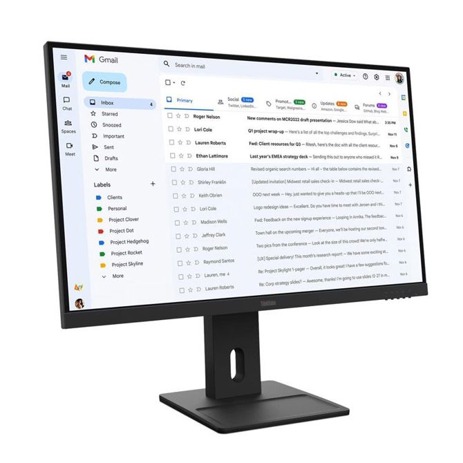 Monitor Lenovo ThinkVision E27-40 27 FHD IPS 100Hz HDR10 zvočniki 2