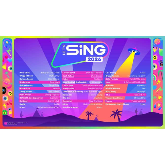Let's Sing 2026 + 2 Mic Pack (Playstation 5) 3