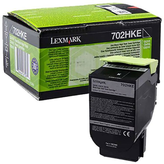 Lexmark 70C2HKE HC črn, originalen toner 2