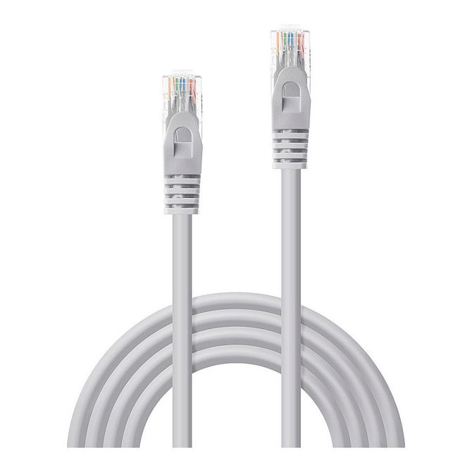 LINDY patchkabel Cat6 U/UTP Basic siv 1,00 m 3