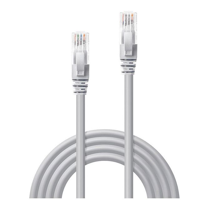 LINDY patchkabel Cat6 U/UTP siv 1,00 m 3