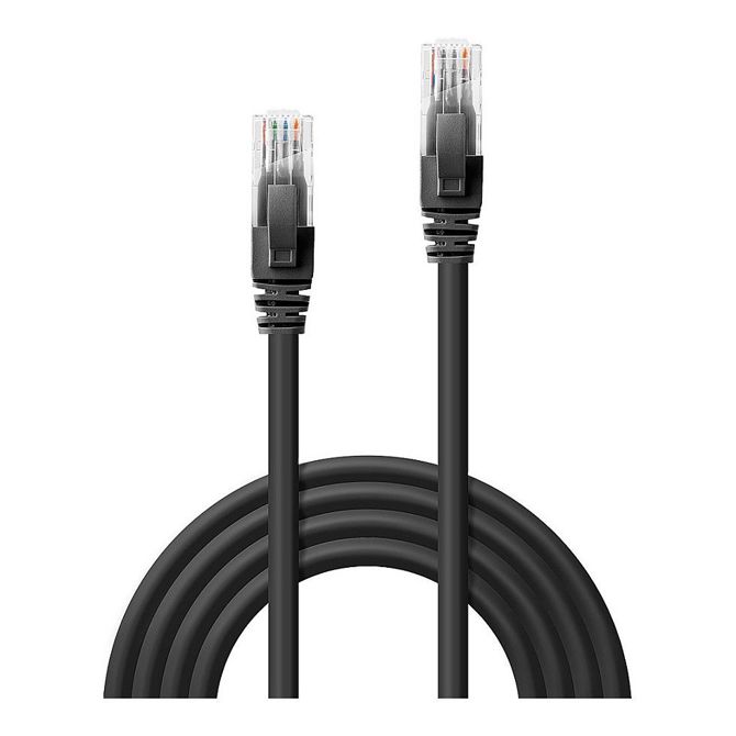 LINDY patch kabel Cat6 U/UTP črn 2,00 m 3