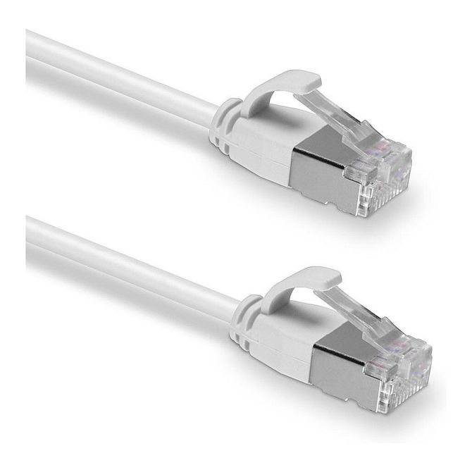 LINDY patchkabel Cat.6A F/UTP ultra tanek siv 0,5 m 4