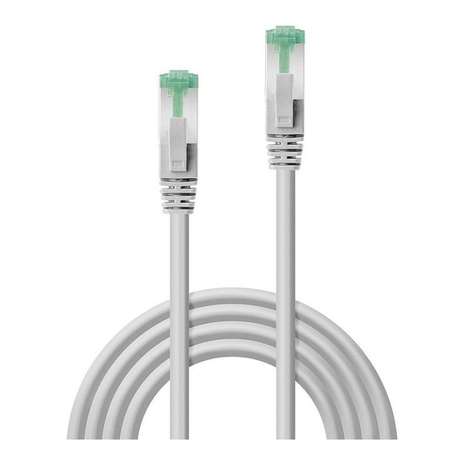 LINDY patchkabel Cat.6A S/FTP GRS TPE kabel, 2m siv 2