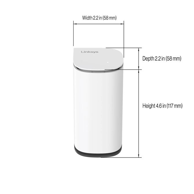 Router LINKSYS VELOP MICRO-MESH Wi-Fi 6 dodatni node LN1201-KE 4