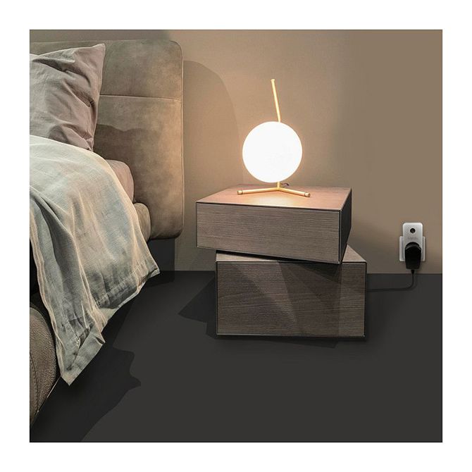 Logilink adapter za vtičnico s senzorjem somraka, 1xCEE 7/3 6
