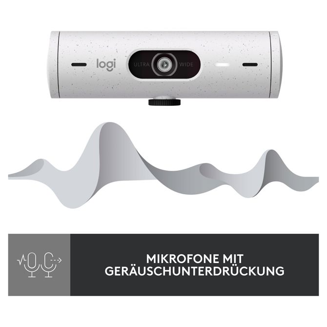 Logitech Brio 500 bela 3