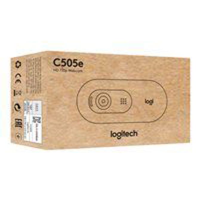 LOGITECH C505e Webcam colour 720p fixed focal audio USB 2