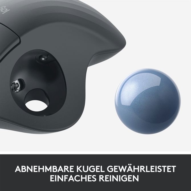 Brezžična sledilna krogla Logitech ERGO M575 Graphit 4