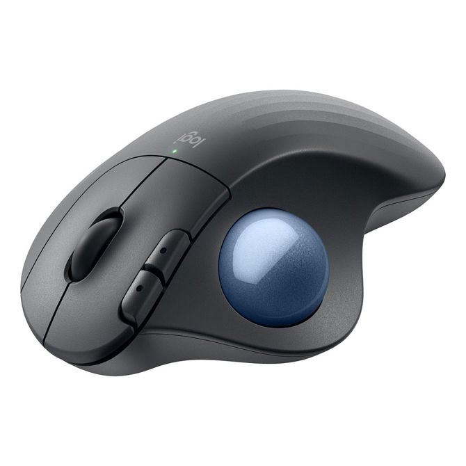 Brezžična sledilna krogla Logitech ERGO M575S - grafitna + modra krogla 4