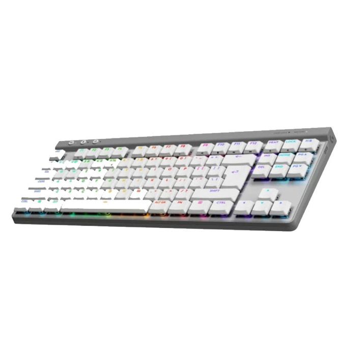 Tipkovnica LOGITECH G515 LIGHTSPEED TKL brezžična RGB Tactile mehanska gaming slotisk bela 3